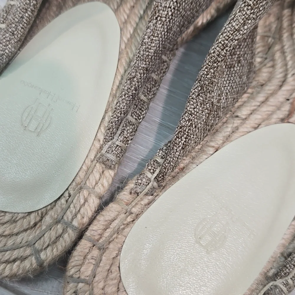 House Of Harlow 1960 Women's Tan Espadrille Sandals Shoes Sz 6.5